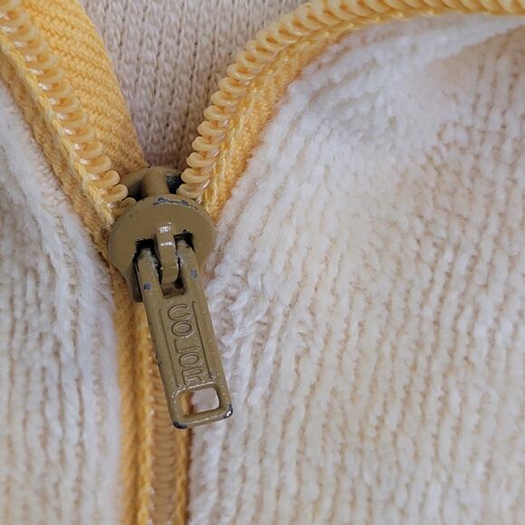 Vintage 70s MOD Velour Sweater Womens Large 24x22 Baggy - Picture 3 of 12